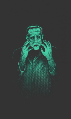 Das Frankenstein Monster Wallpaper 240x400