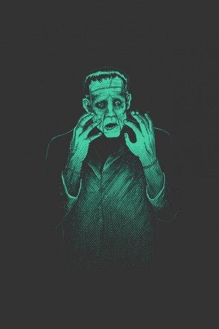 Frankenstein Monster wallpaper 320x480