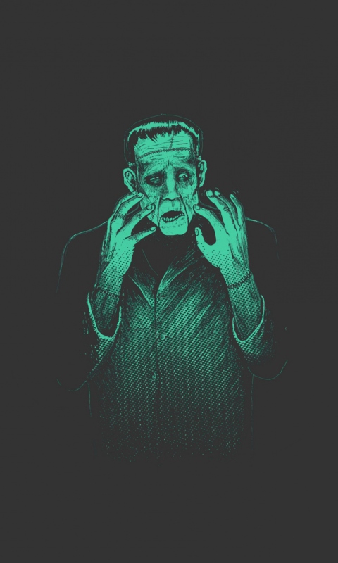 Das Frankenstein Monster Wallpaper 480x800