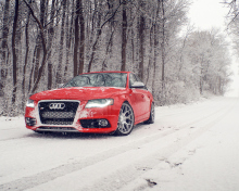 Red Audi S4 screenshot #1 220x176