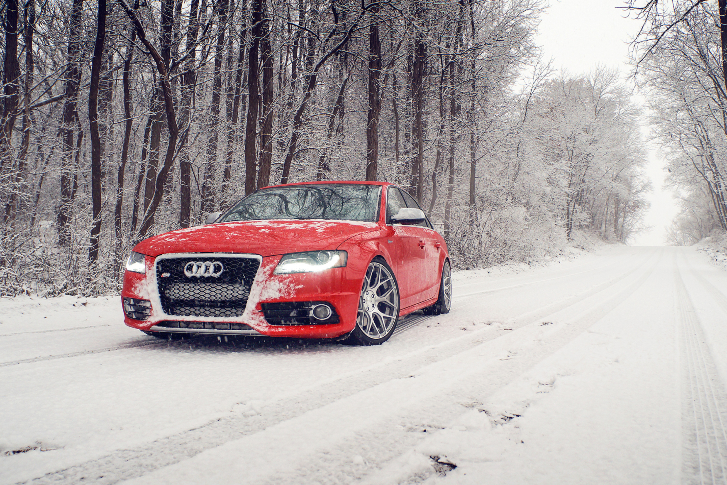 Red Audi S4 screenshot #1 2880x1920