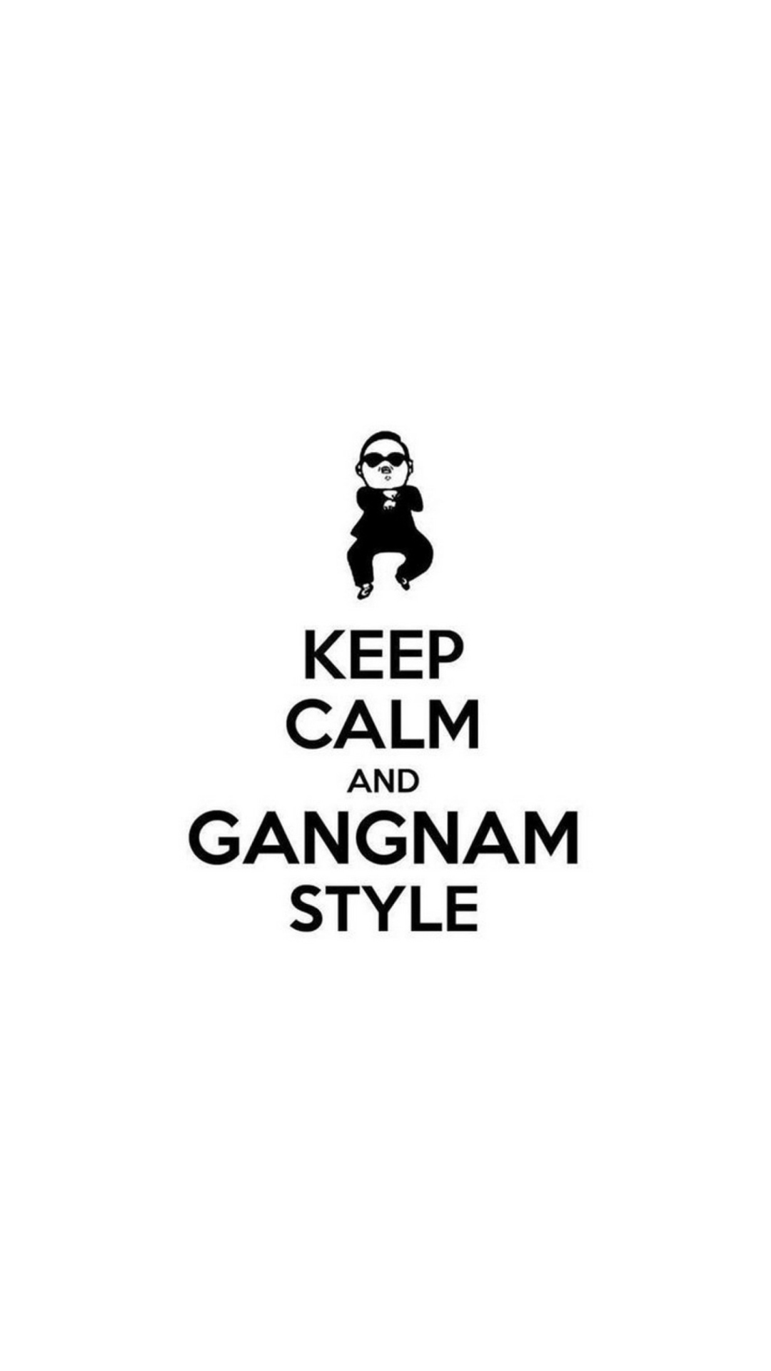 Das Keep Calm And Gangnam Style Wallpaper 1080x1920