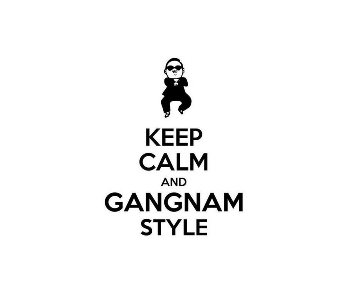 Обои Keep Calm And Gangnam Style 1200x1024