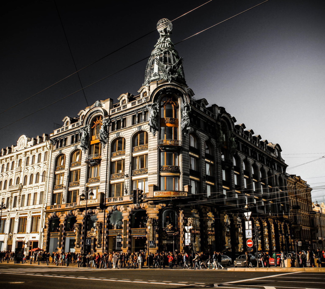 Fondo de pantalla Nevsky Prospekt, Saint Petersburg 1080x960