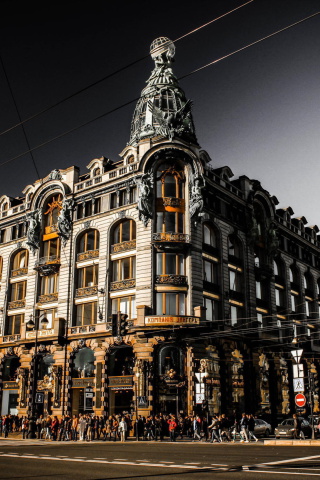 Nevsky Prospekt, Saint Petersburg wallpaper 320x480