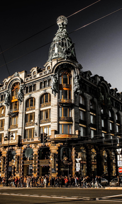 Sfondi Nevsky Prospekt, Saint Petersburg 480x800