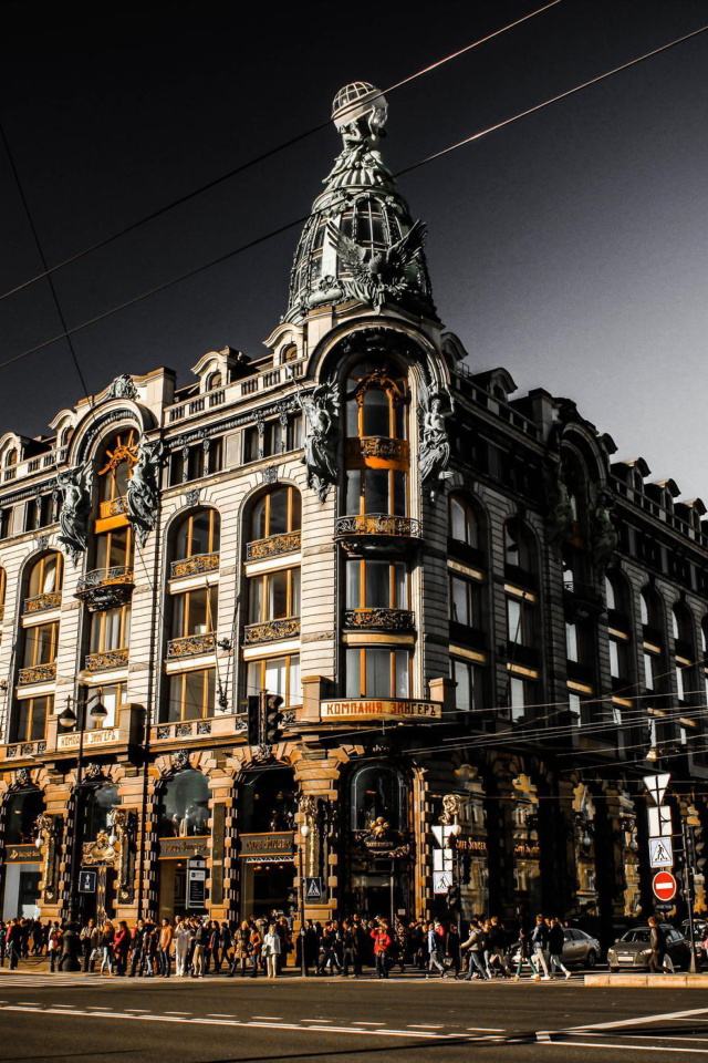 Sfondi Nevsky Prospekt, Saint Petersburg 640x960