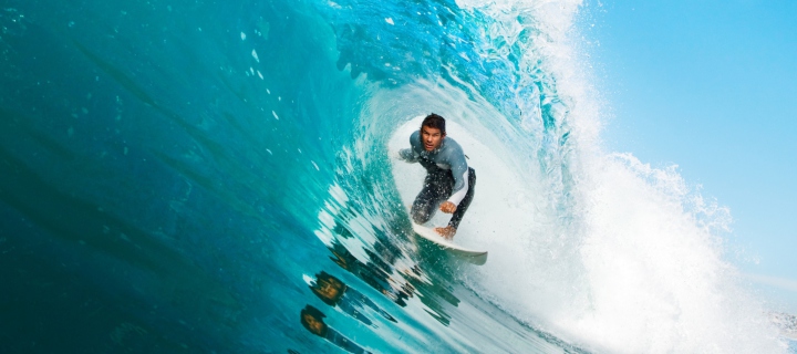 Das Extreme Surfing Wallpaper 720x320