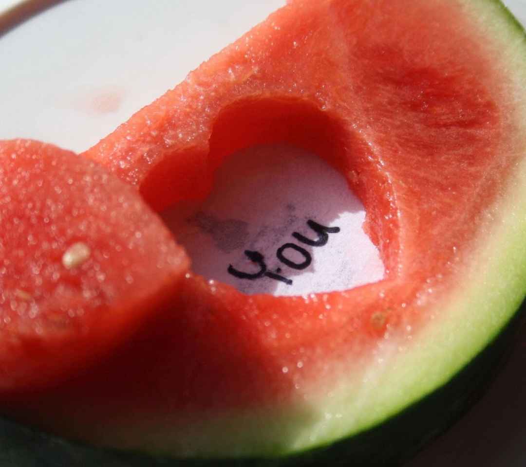 Das Watermelon Love Wallpaper 1080x960