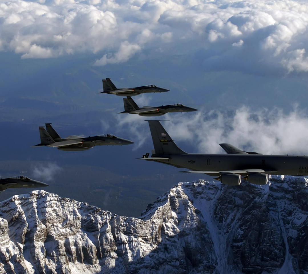 US Air Force Airplanes wallpaper 1080x960