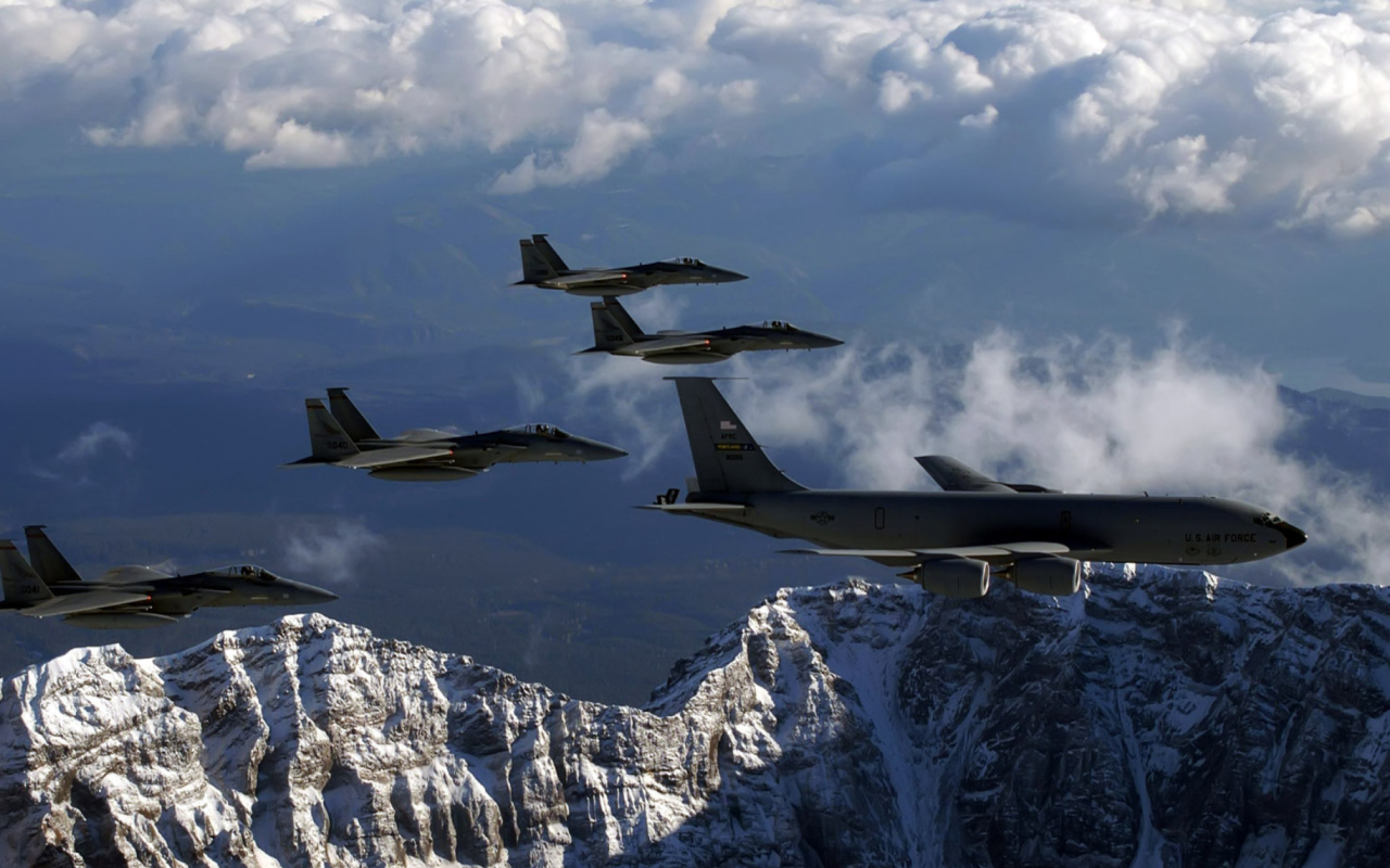 US Air Force Airplanes wallpaper 1280x800