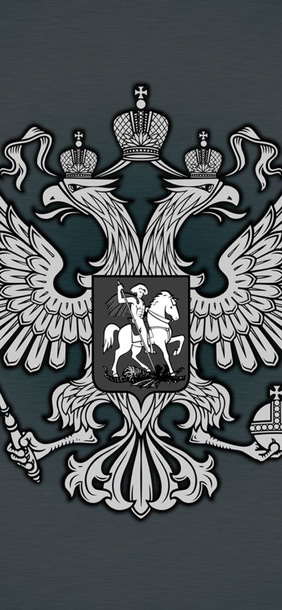 Coat of arms of Russia wallpaper 1170x2532