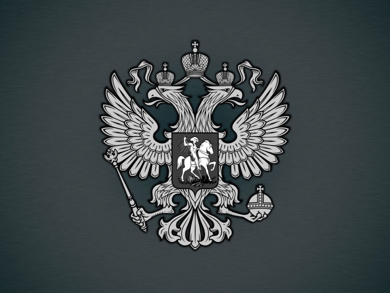 Обои Coat of arms of Russia 800x600