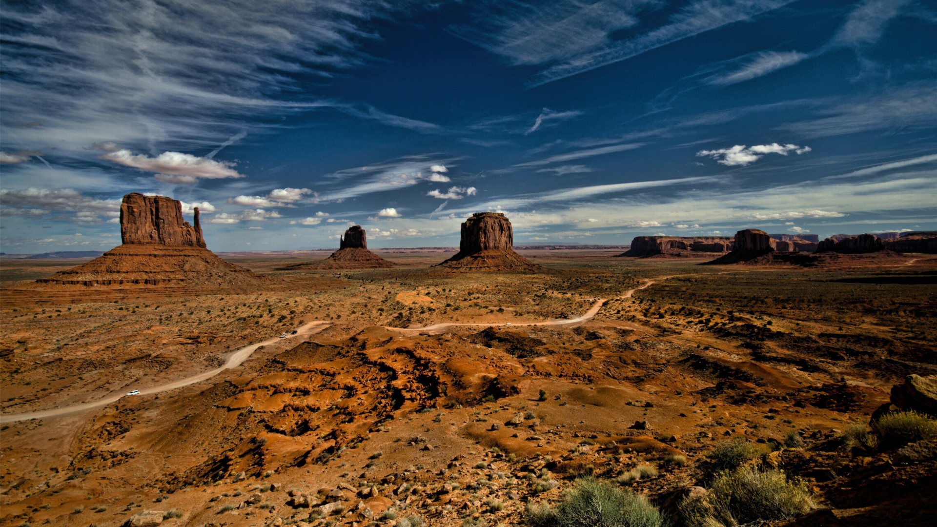 Das Mountain valley in the US Wallpaper 1920x1080