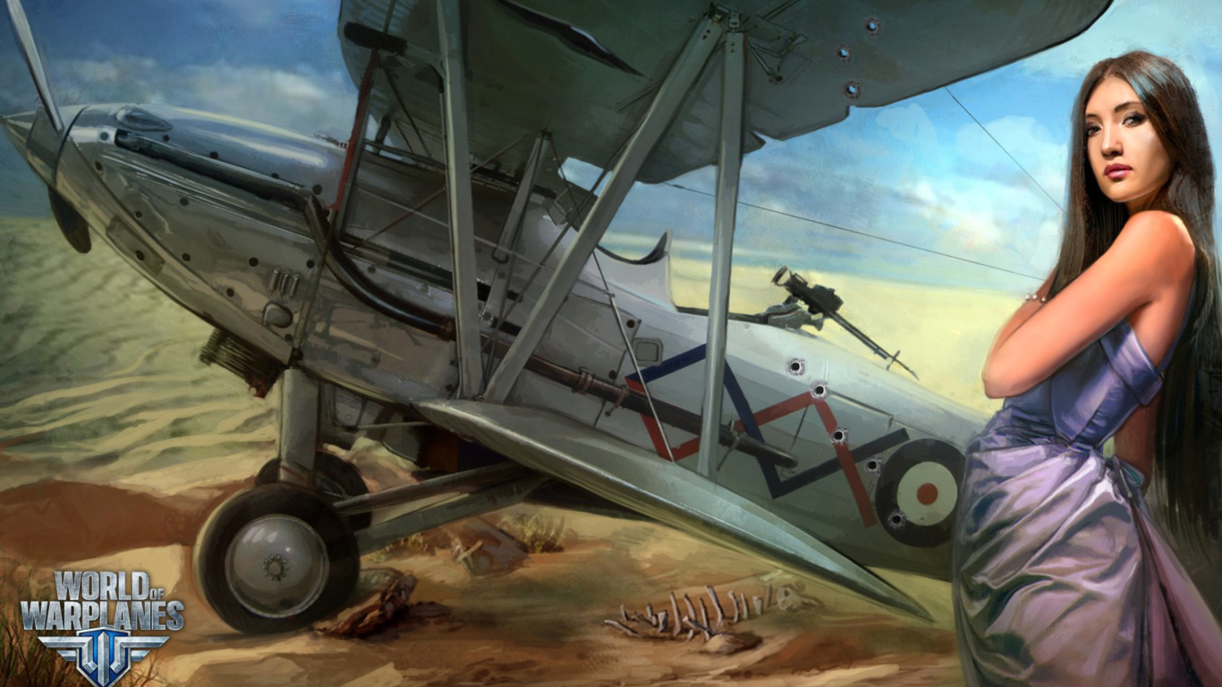 World of Warplanes wallpaper 1366x768
