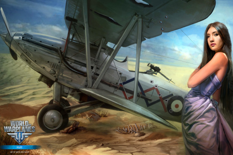 Fondo de pantalla World of Warplanes 480x320