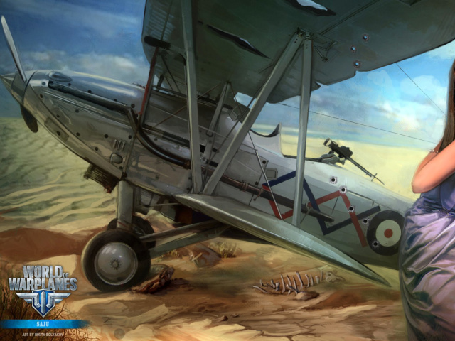 Fondo de pantalla World of Warplanes 640x480