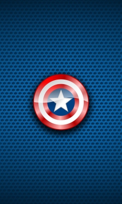 Fondo de pantalla Captain America, Marvel Comics 240x400