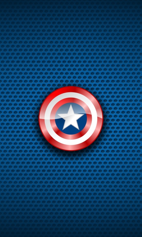 Fondo de pantalla Captain America, Marvel Comics 480x800