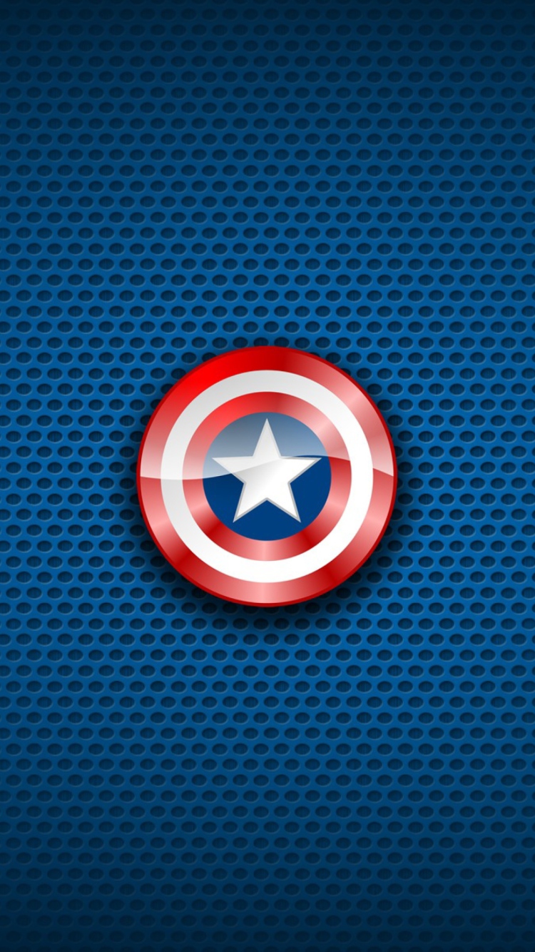 Das Captain America, Marvel Comics Wallpaper 750x1334