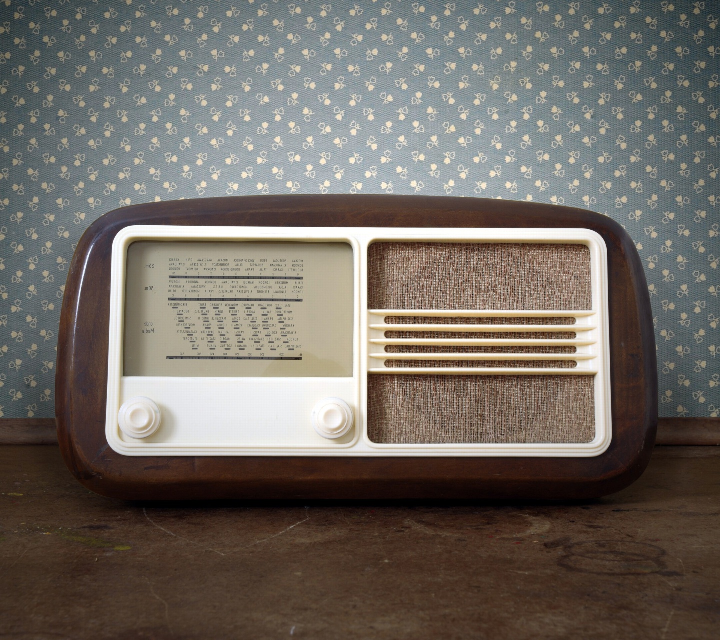 Sfondi Retro Radio in Museum 1440x1280