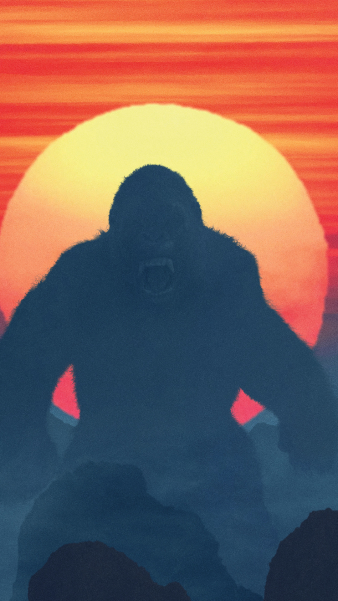 Обои King Kong 2017 1080x1920