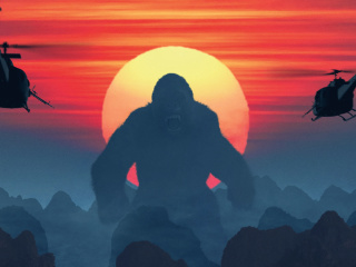 Das King Kong 2017 Wallpaper 320x240