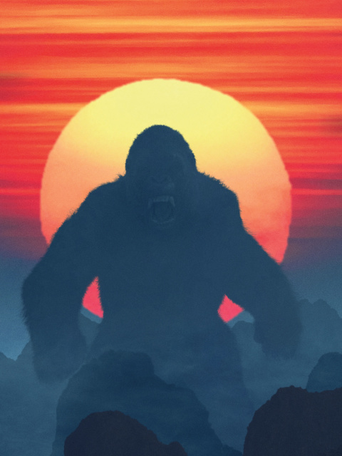 Das King Kong 2017 Wallpaper 480x640