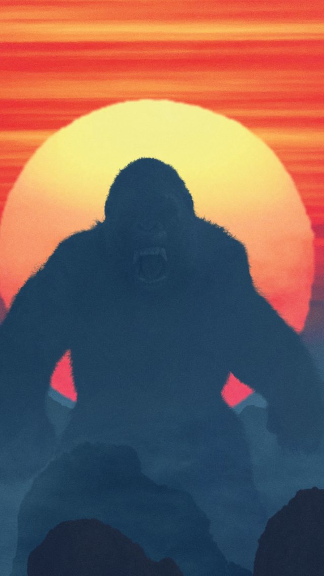 King Kong 2017 wallpaper 640x1136
