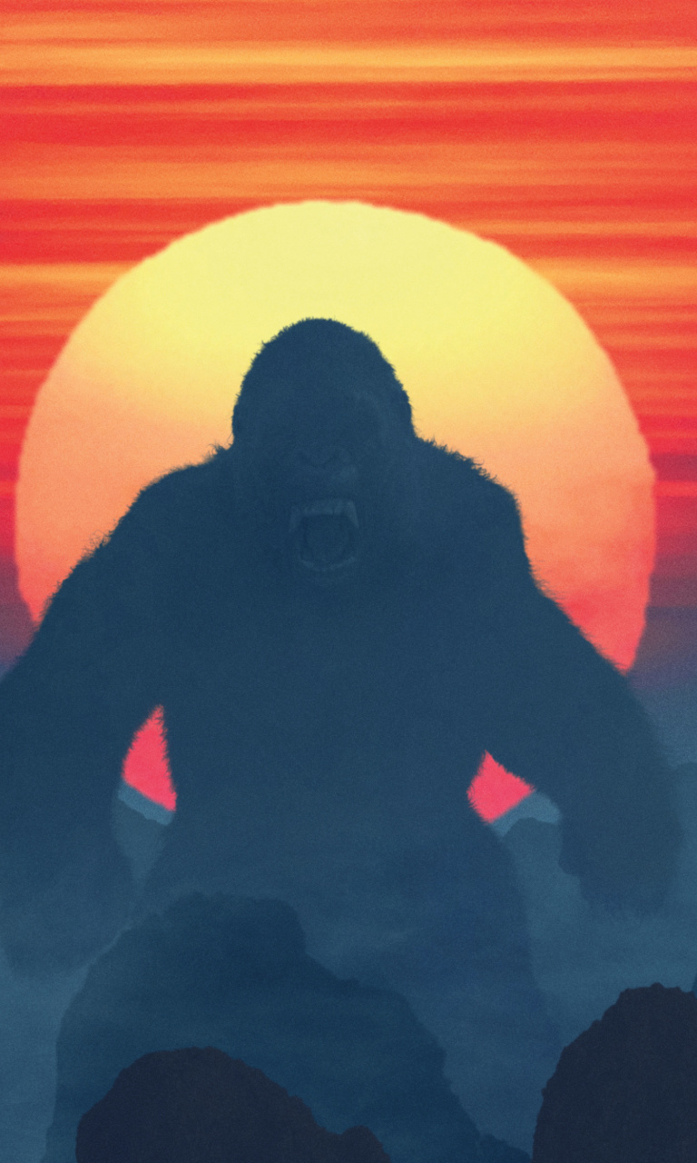 Das King Kong 2017 Wallpaper 768x1280