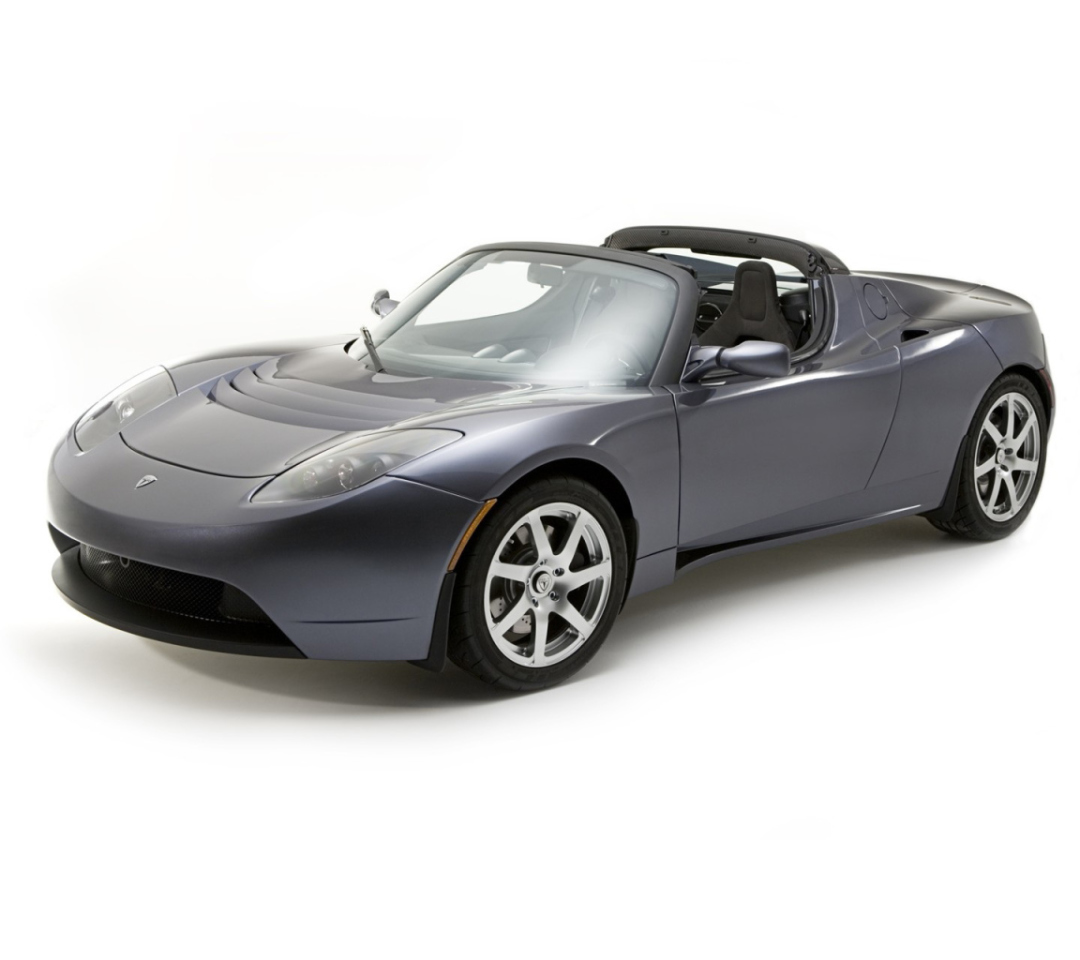 Das Tesla Roadster Wallpaper 1080x960