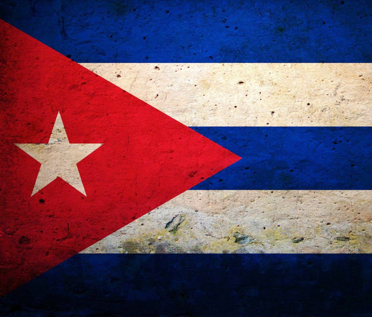 Das Cuba Flag Wallpaper 1200x1024