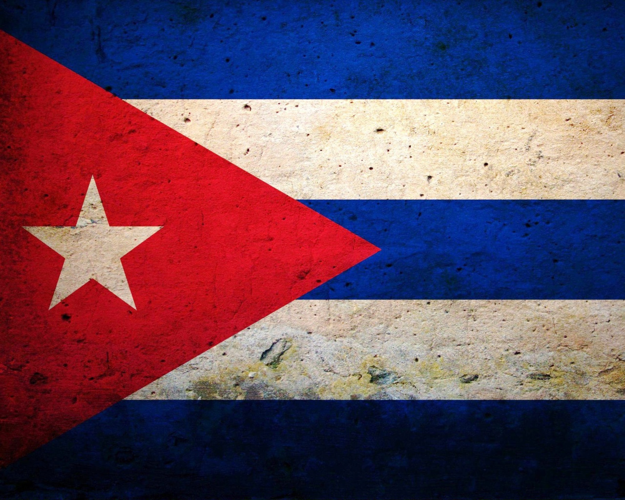 Sfondi Cuba Flag 1280x1024