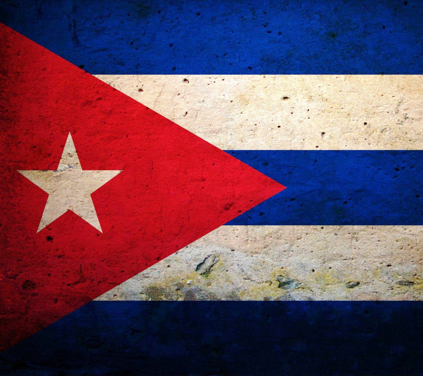 Cuba Flag wallpaper 1440x1280