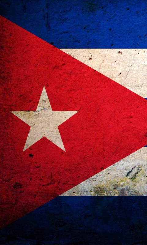 Cuba Flag wallpaper 480x800