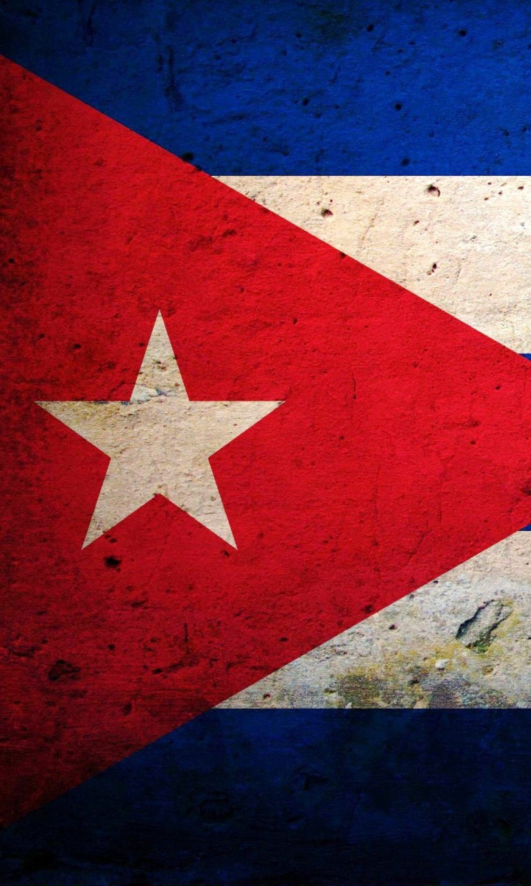Fondo de pantalla Cuba Flag 768x1280