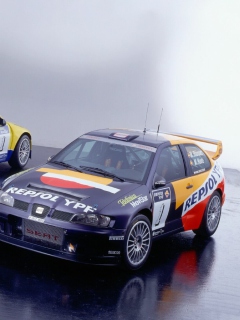 Das Seat Cordoba WRC Wallpaper 240x320