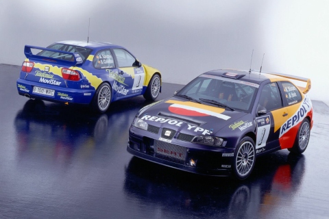 Das Seat Cordoba WRC Wallpaper 480x320