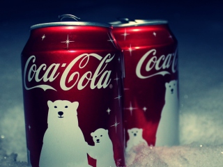 Das Coca Cola Christmas Wallpaper 320x240