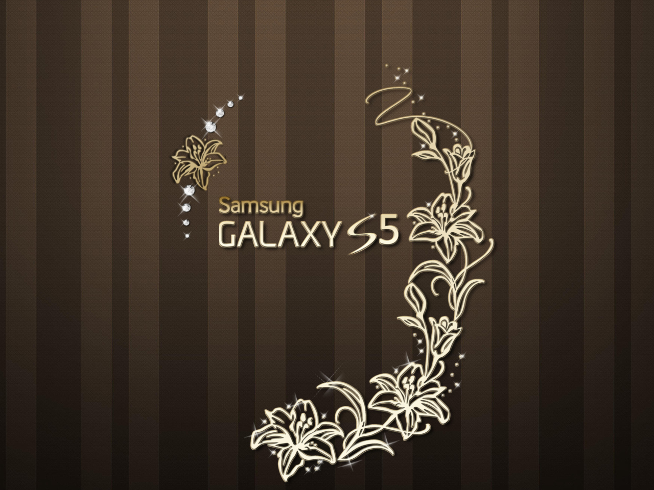 Das Samsung Galaxy S5 Golden Wallpaper 1280x960