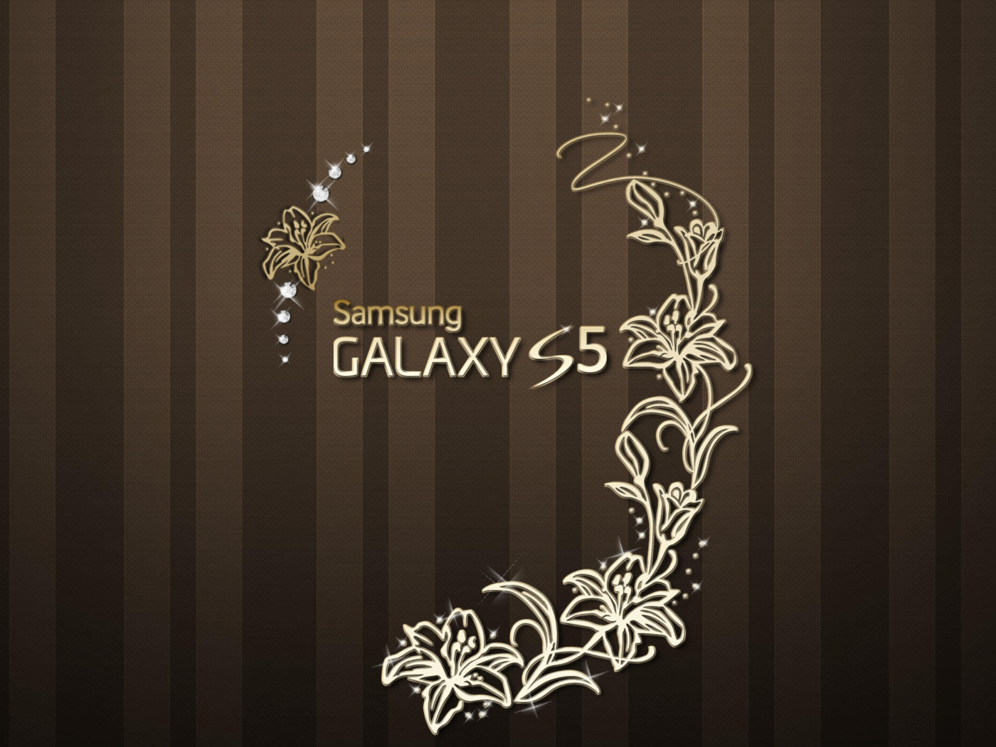 Fondo de pantalla Samsung Galaxy S5 Golden 1400x1050