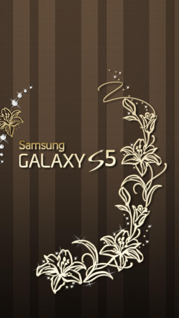 Das Samsung Galaxy S5 Golden Wallpaper 360x640