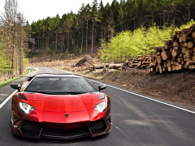 Lamborghini Aventador Mansory wallpaper 640x480