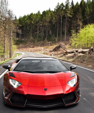 Kostenloses Lamborghini Aventador Mansory Wallpaper für Nokia C1-01