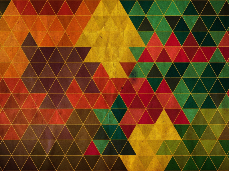 Screenshot №1 pro téma Colorful Triangles 800x600