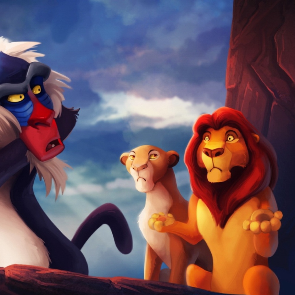 Fondo de pantalla The Lion King 1024x1024