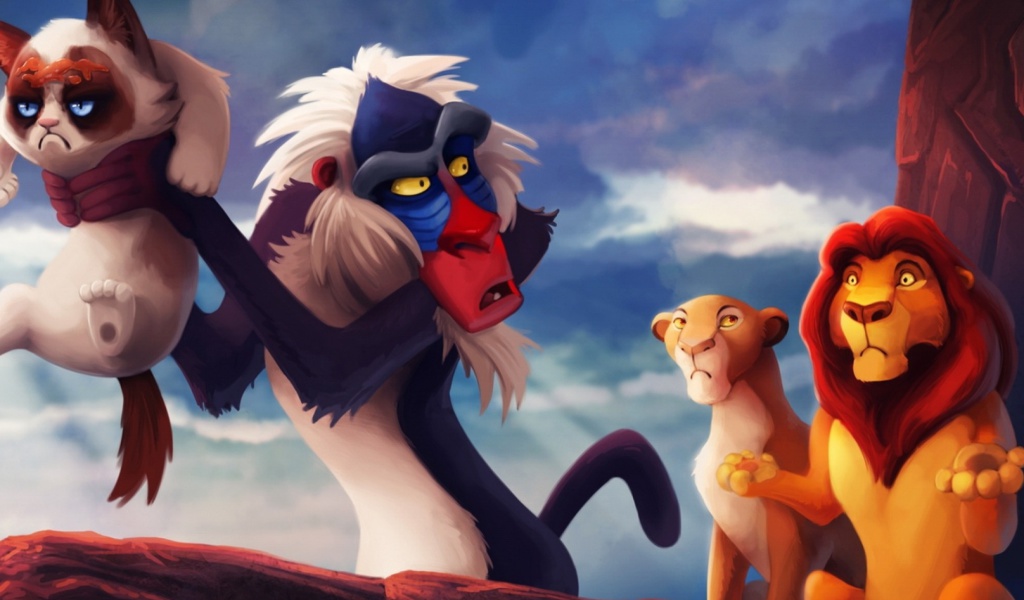 Das The Lion King Wallpaper 1024x600