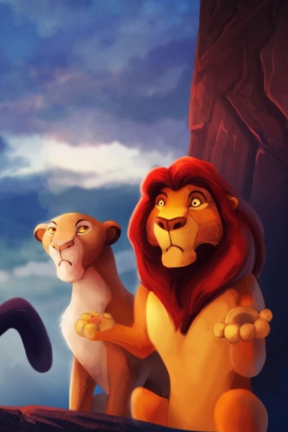 Fondo de pantalla The Lion King 320x480