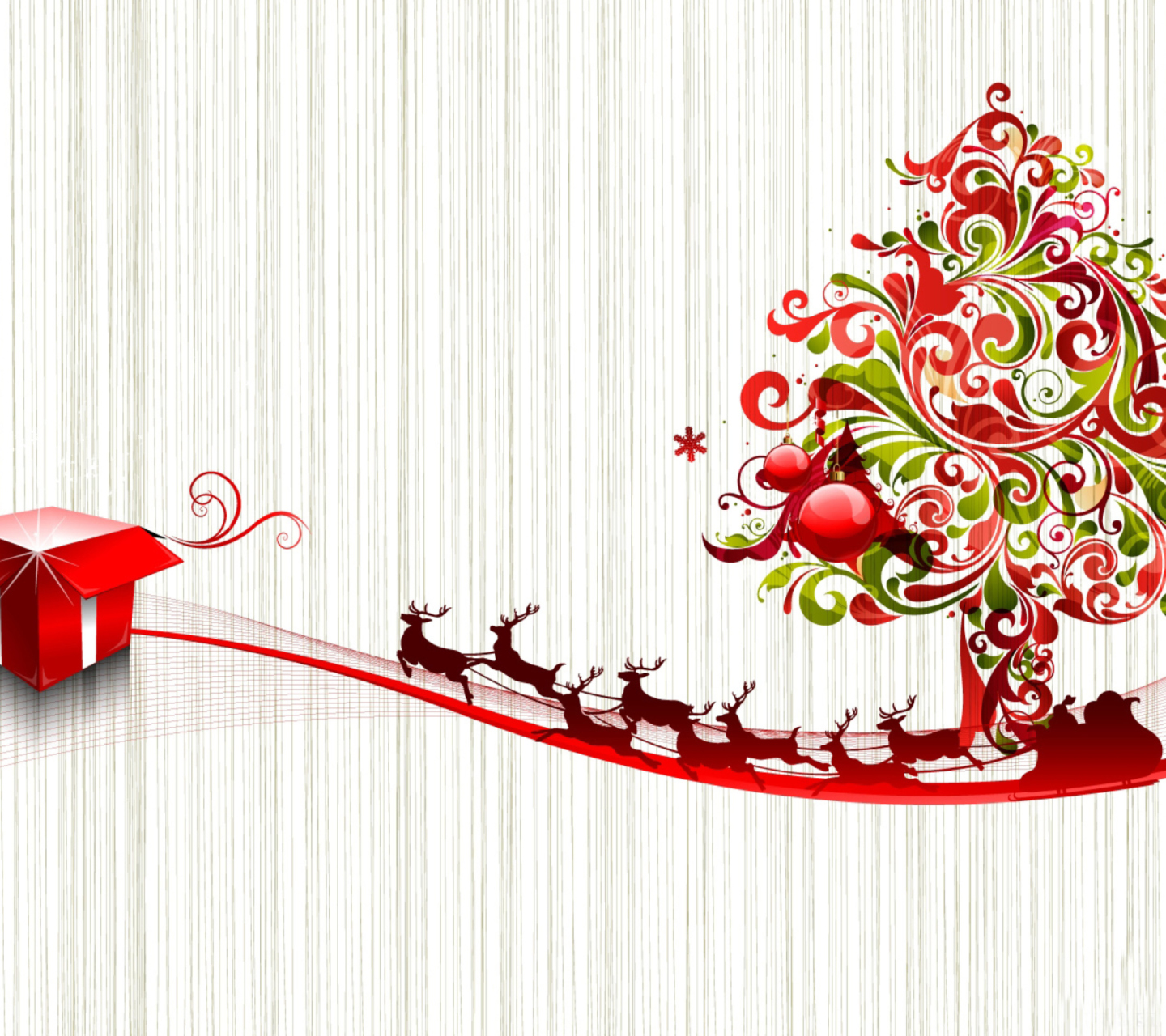 Fondo de pantalla Christmas Day 1440x1280