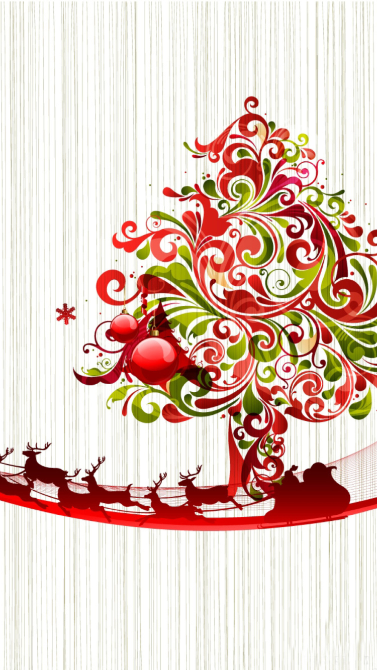 Das Christmas Day Wallpaper 750x1334